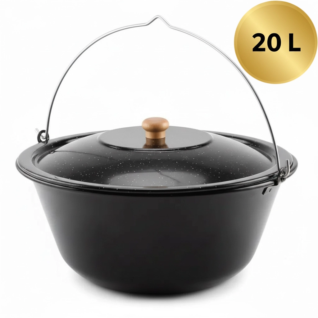 Smaltovaný kotlík 20 L s pokrievkou